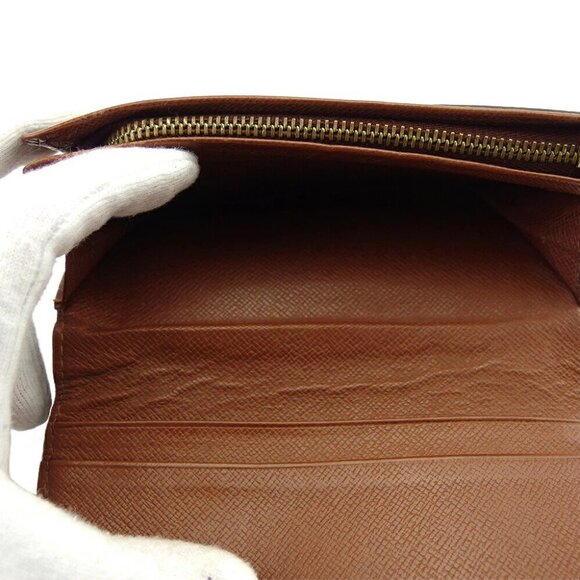 LOUIS VUITTON L -shaped zipper wallet Middle -length wallet USED - Picture 8 of 12